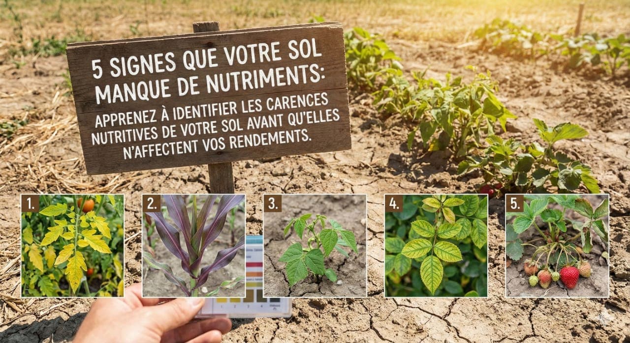 5 Signes que Votre Sol Manque de Nutriments
